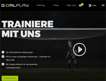 Tablet Screenshot of goalplay.com